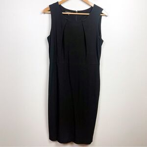 Lafayette 148 New York Black Sheath Dress 10